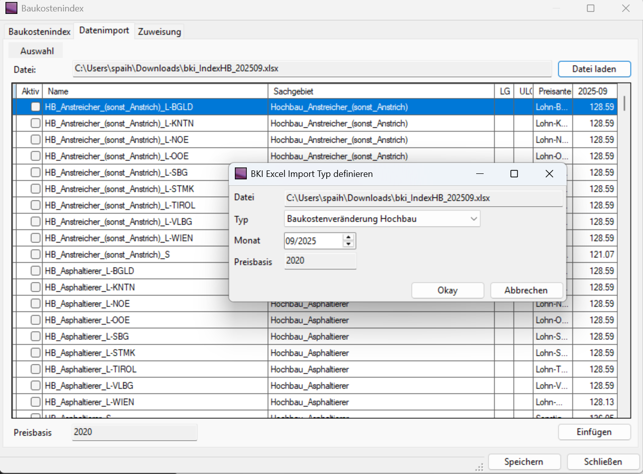 AVA Modul Raumbuch Oberfläche